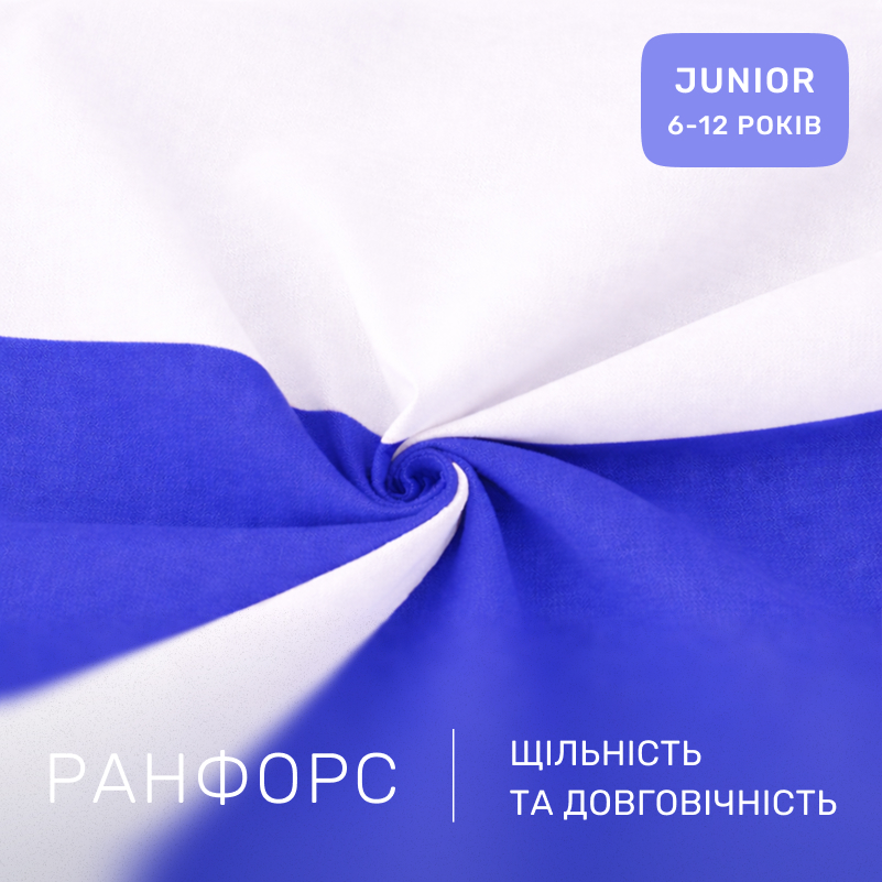 Комплект постельного белья Ranforce Elite JUNIOR Pablo Blue (11-2107+19-4150) - 1
