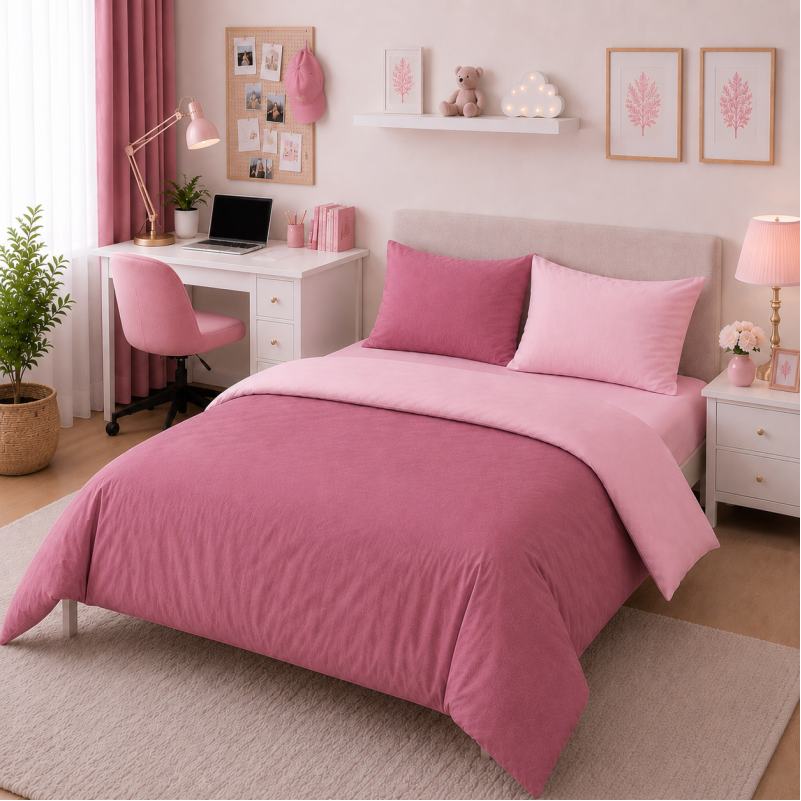 Комплект постельного белья TEENAGER Poplin Line 018 + 041 Dahlia