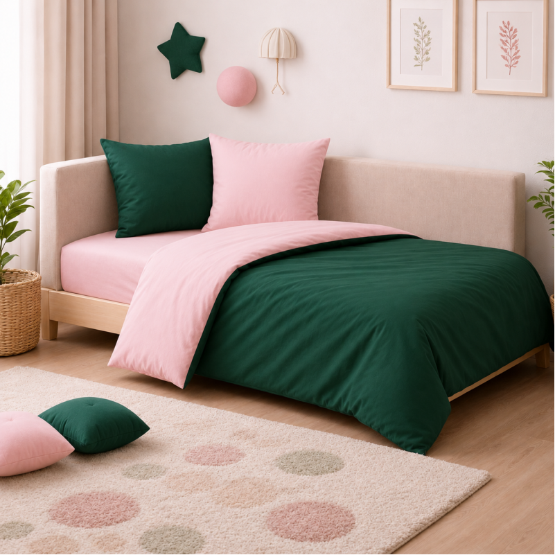 Комплект постельного белья JUNIOR Poplin Line 018 + 091 Jasper
