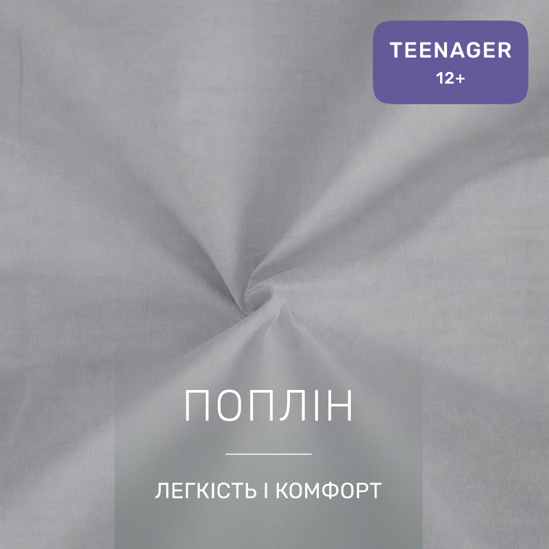 Комплект постельного белья TEENAGER Poplin Line 054 + 041 Daniel - 1