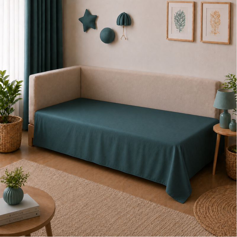 Комплект постельного белья TEENAGER Poplin Line "091 Emerald" - 4