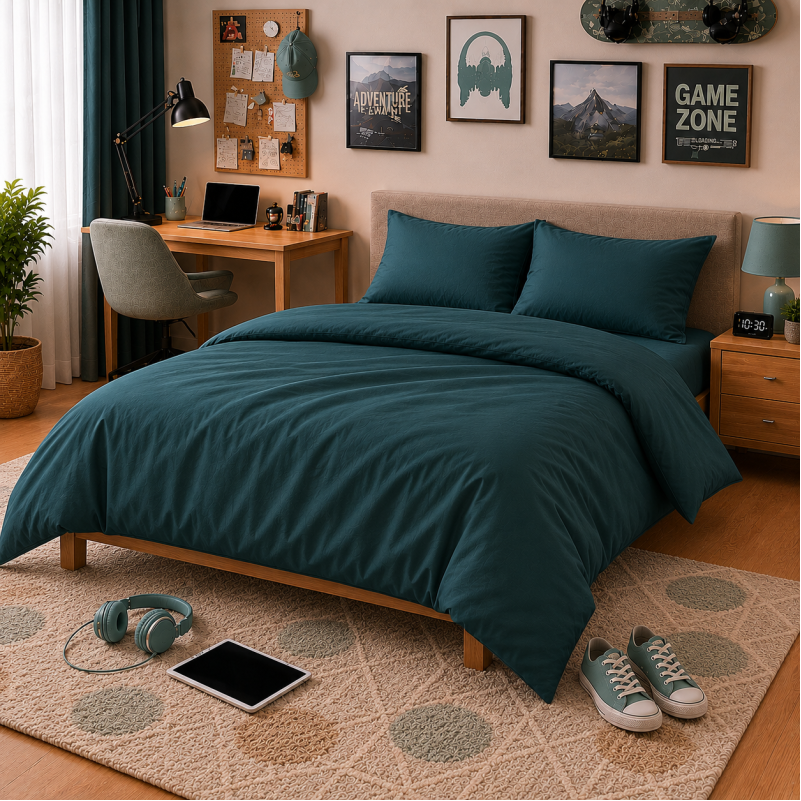 Комплект постельного белья TEENAGER Poplin Line "091 Emerald"