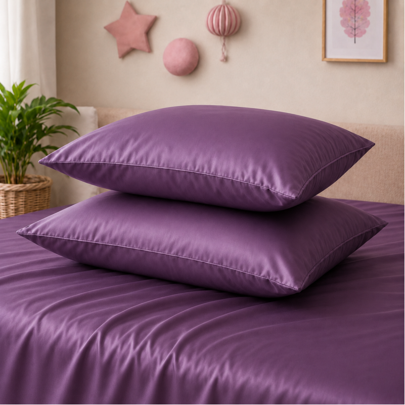 Комплект постельного белья Сатин TEENAGER Satin Light Pro 10-012 Violet Фото - 7