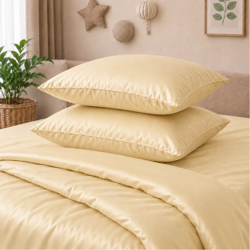Комплект постельного белья Сатин TEENAGER Satin Light Pro 10-014 Soft yellow - 4