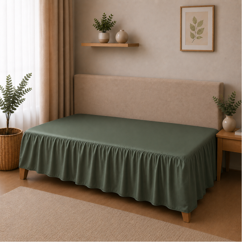 Комплект постельного белья Сатин TEENAGER Satin Light Pro 10-017 Green Olive Фото - 7