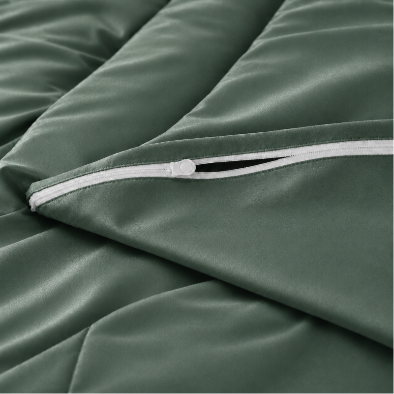 Комплект постельного белья Сатин TEENAGER Satin Light Pro 10-017 Green Olive Фото - 9