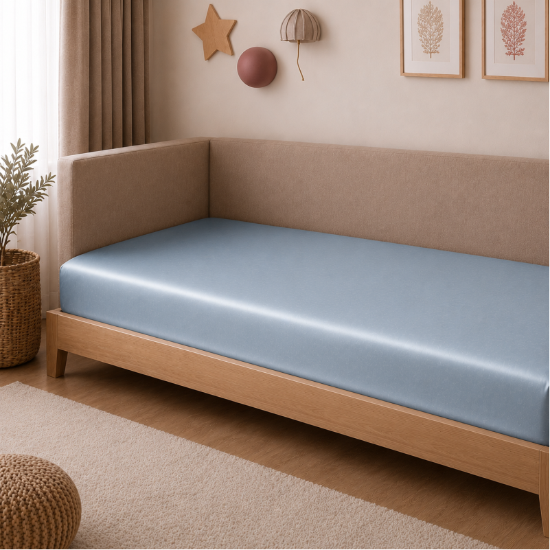 Комплект постельного белья Сатин TEENAGER Satin Light Pro 10-019 Gray-blue Фото - 7