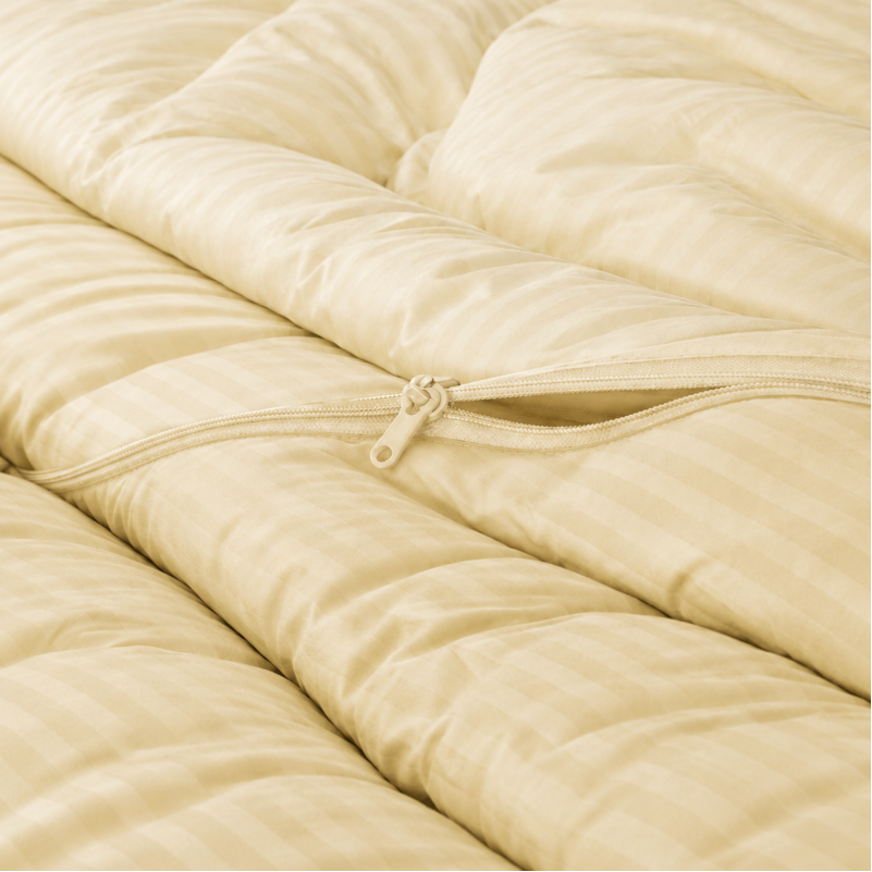 Комплект постельного белья Сатин TEENAGER Satin Stripe 30-0002 Soft Yellow Фото - 9