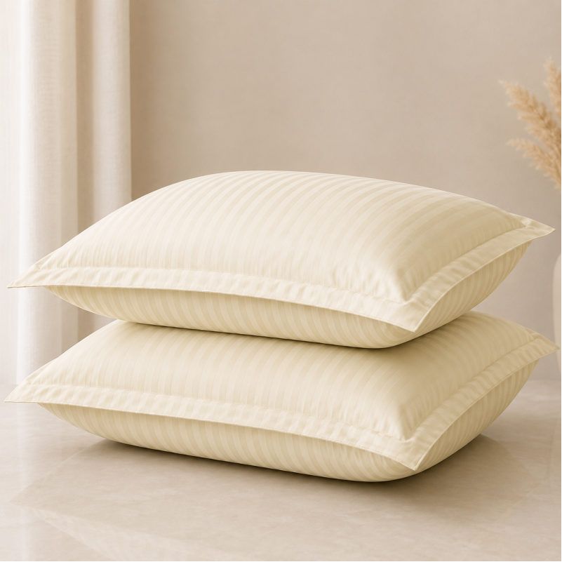 Комплект постельного белья Сатин TEENAGER Satin Stripe 30-0002 Soft Yellow - 4