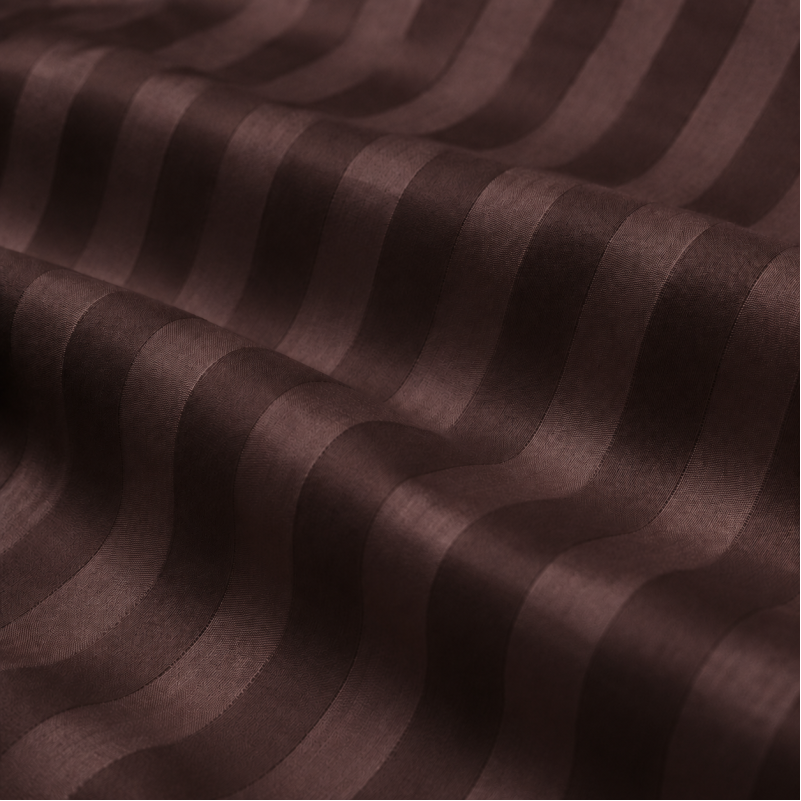 Комплект постельного белья Сатин TEENAGER Satin Stripe 30-0006 Dark Brown Фото - 7