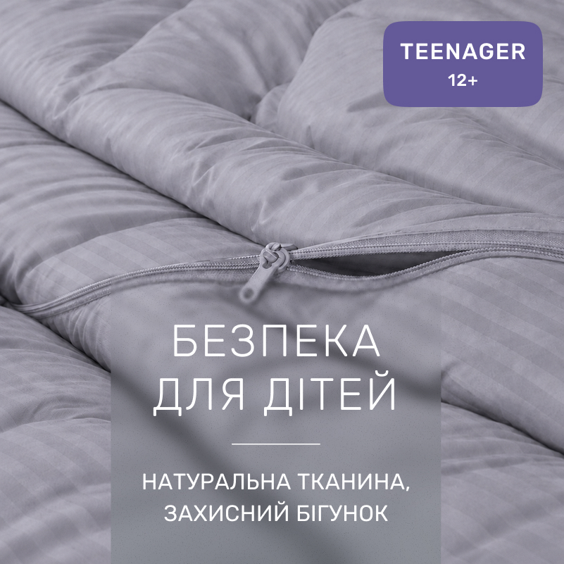 Комплект постельного белья Сатин TEENAGER Satin Stripe 30-0010 + 30-0001 Widad - 2