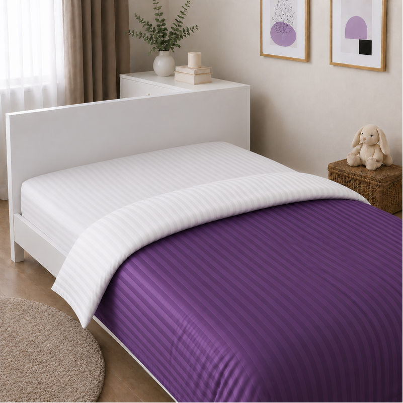 Комплект постельного белья Сатин TEENAGER Satin Stripe 30-0009 + 30-0001 Belinda - 4