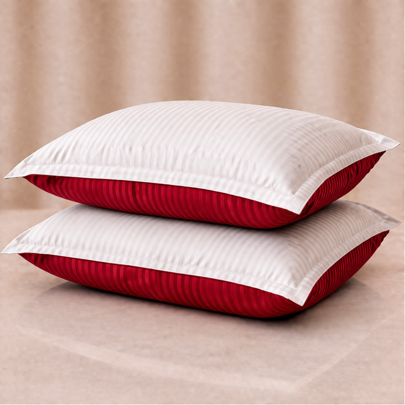 Комплект постельного белья Сатин JUNIOR Satin Stripe 30-0018 + 30-0001 Feinarina - 4