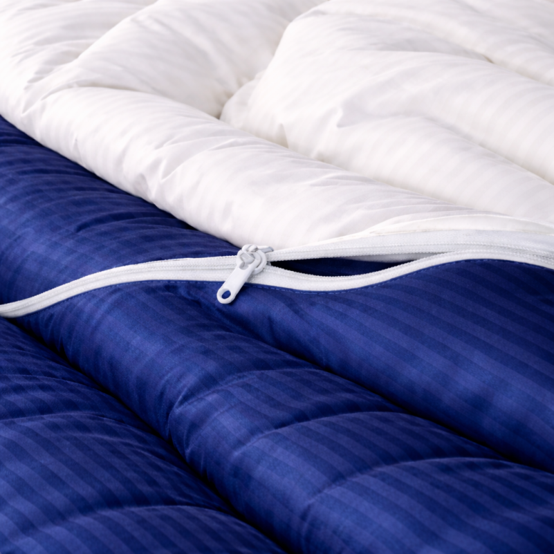 Комплект постельного белья Сатин JUNIOR Satin Stripe 30-0020 + 30-0001 Naskirin - 7