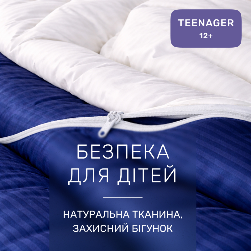 Комплект постельного белья Сатин TEENAGER Satin Stripe 30-0020 + 30-0001 Naskirin - 2