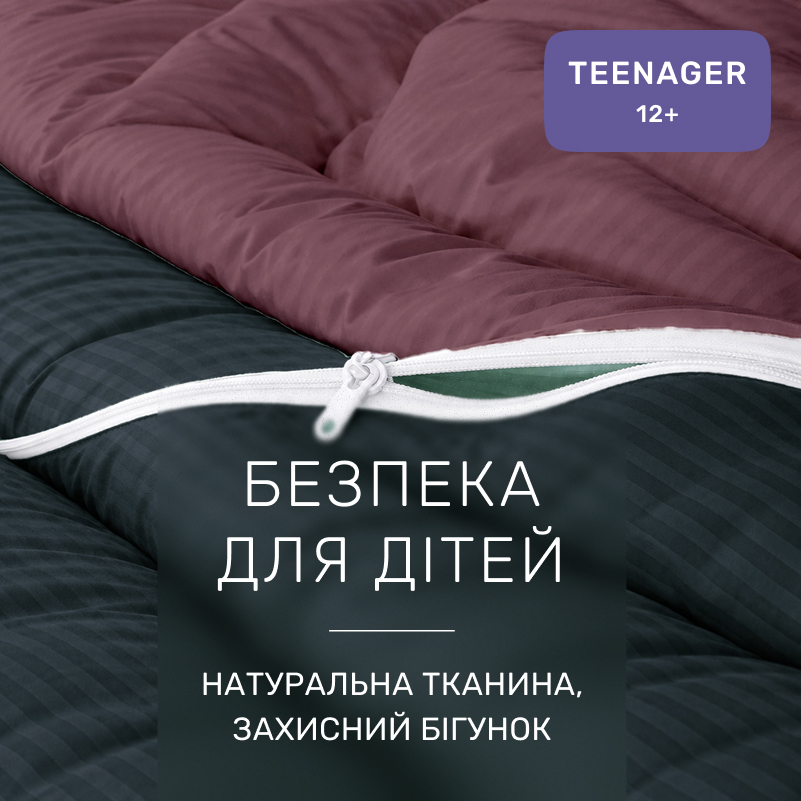 Комплект постільної білизни Сатин TEENAGER Satin Stripe 30-0021 + 30-0008 Dorimel - 2