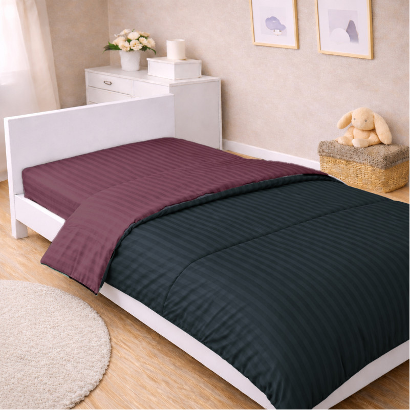 Комплект постільної білизни Сатин TEENAGER Satin Stripe 30-0021 + 30-0008 Dorimel - 4