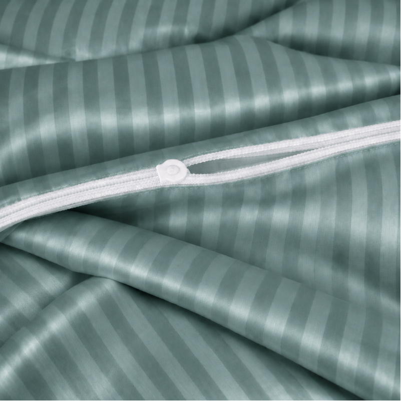 Комплект постельного белья Сатин TEENAGER Satin Stripe 30-0015 Green Wave Фото - 7