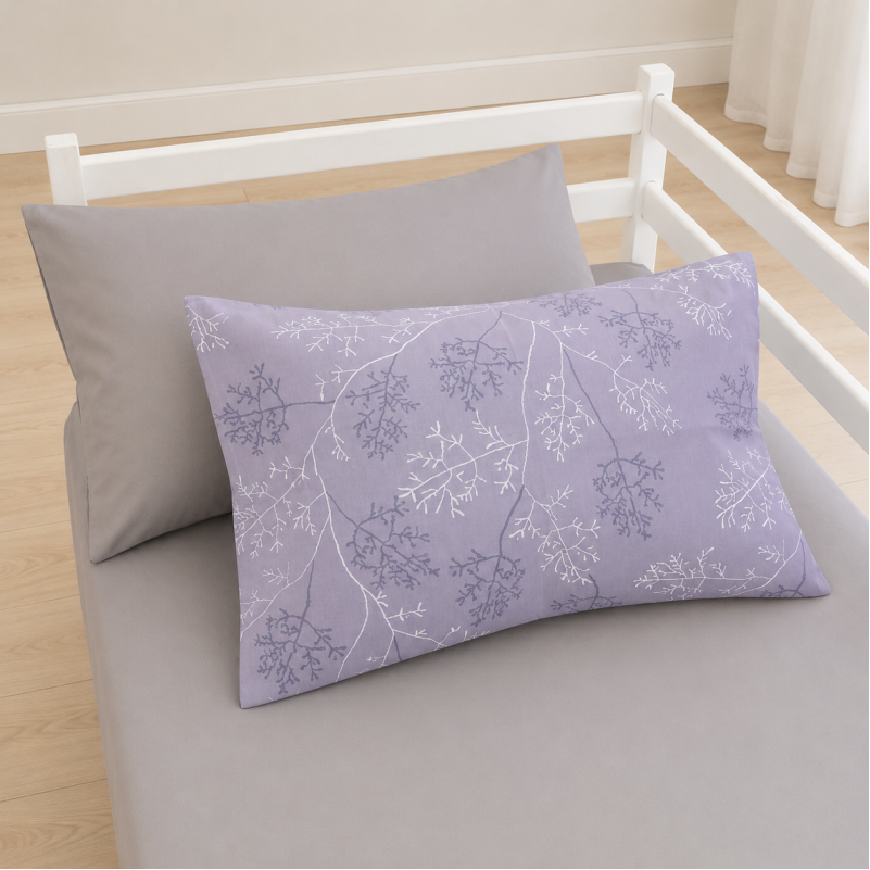 Комплект постельного белья Ranforce Elite TEENAGER 17-0813 Twigs of Spring gray - 4