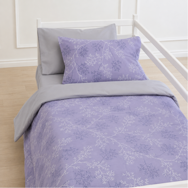 Комплект постельного белья Ranforce Elite TEENAGER 17-0813 Twigs of Spring gray