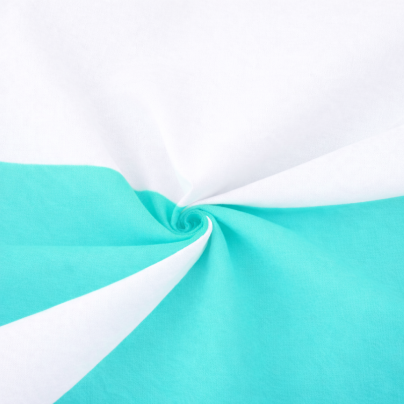 Комплект постельного белья Бязь JUNIOR White-mint (11-2107+11-2208) - 7