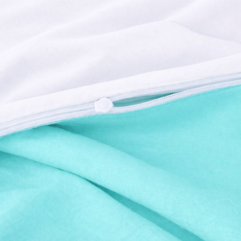 Комплект постельного белья Бязь JUNIOR White-mint (11-2107+11-2208) - 8