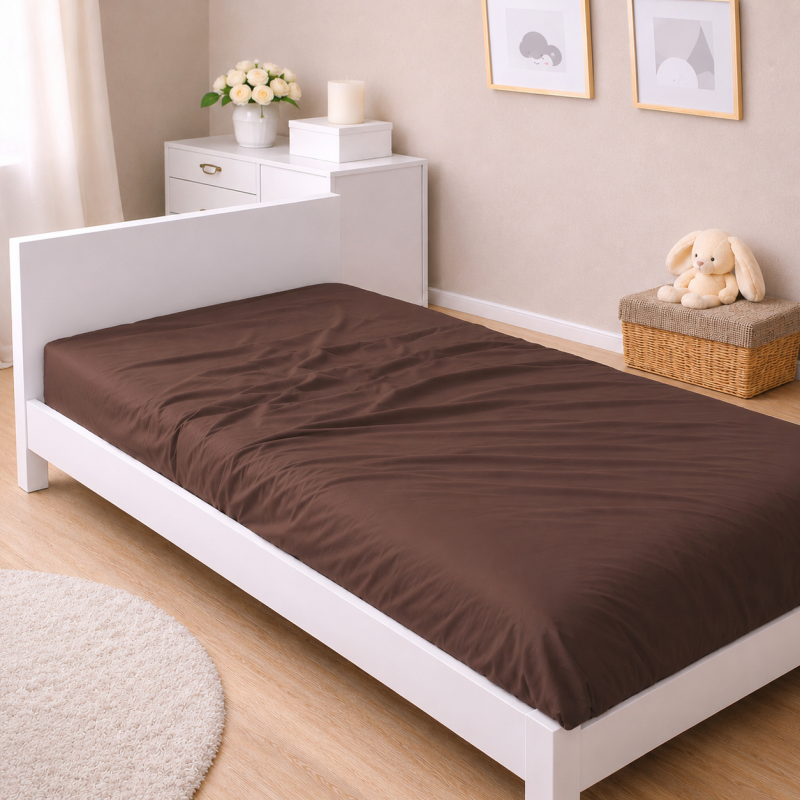 Комплект постільної білизни Сатин TEENAGER Dark Chocolate 0211+0055 Фото - 8