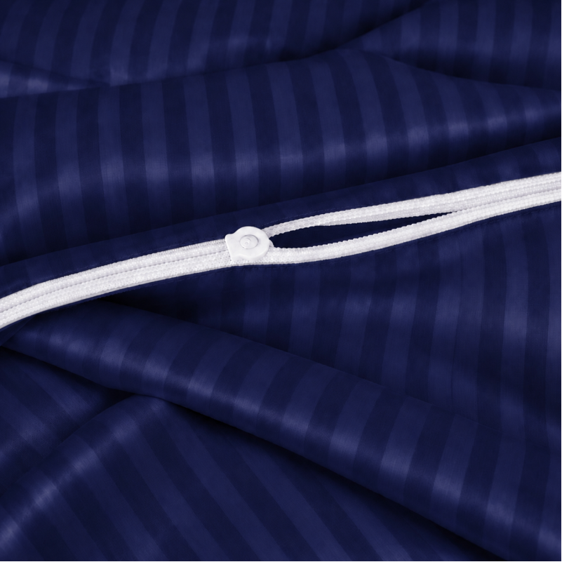 Комплект постільної білизни Сатин TEENAGER Satin Stripe 30-0020 Smoky Blue Фото - 8