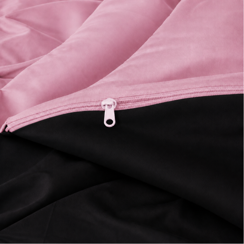 Комплект постільної білизни Фланель JUNIOR Фланель 002-008 Black/Pink Фото - 9