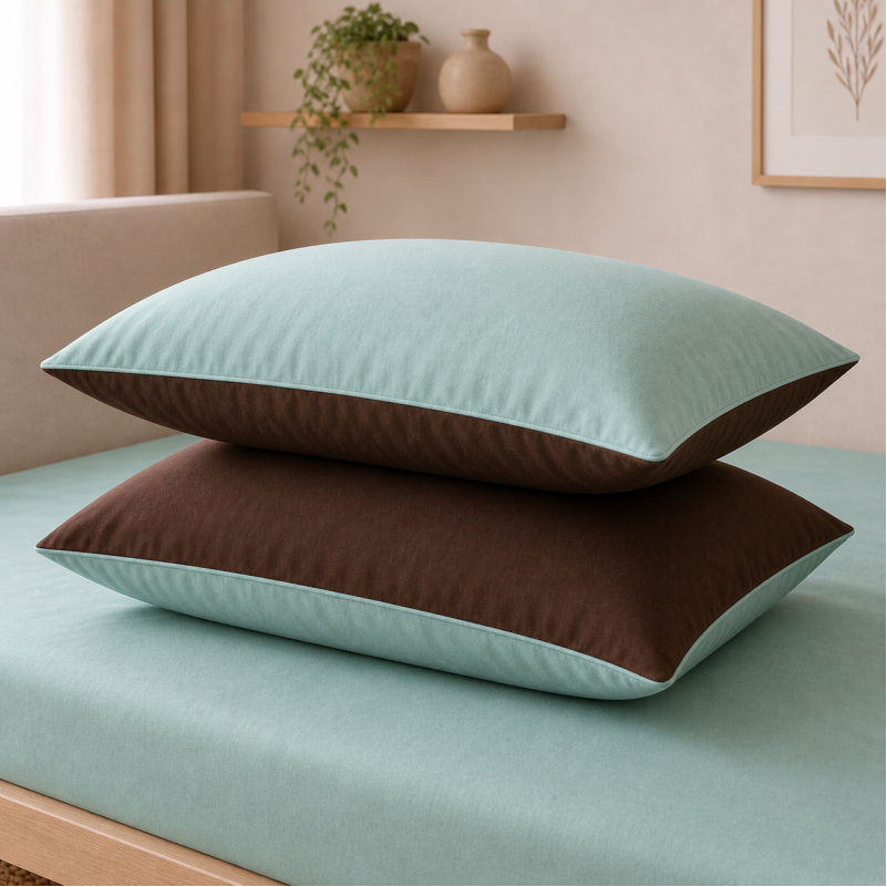 Комплект постельного белья JUNIOR Фланель 006-003 Menthol/Brown Фото - 8