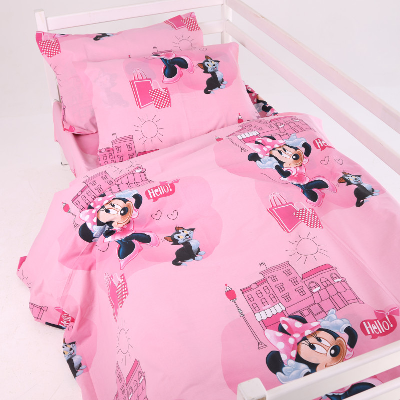 Комплект постельного белья Бязь JUNIOR 17-0703 Hello Minnie - 7