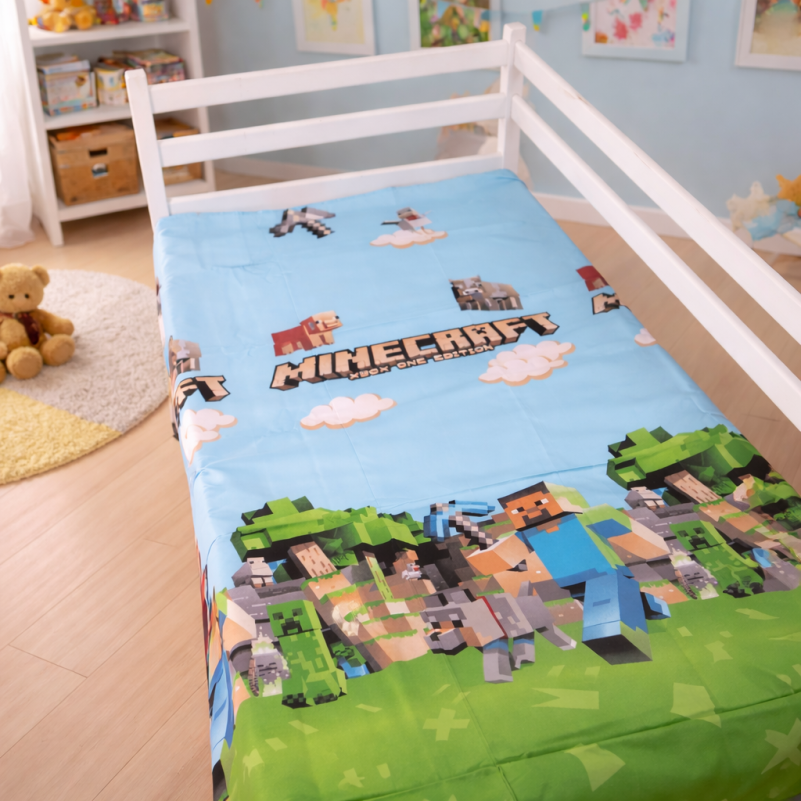 Комплект постельного белья Бязь JUNIOR 17-0597 Minecraft - 4