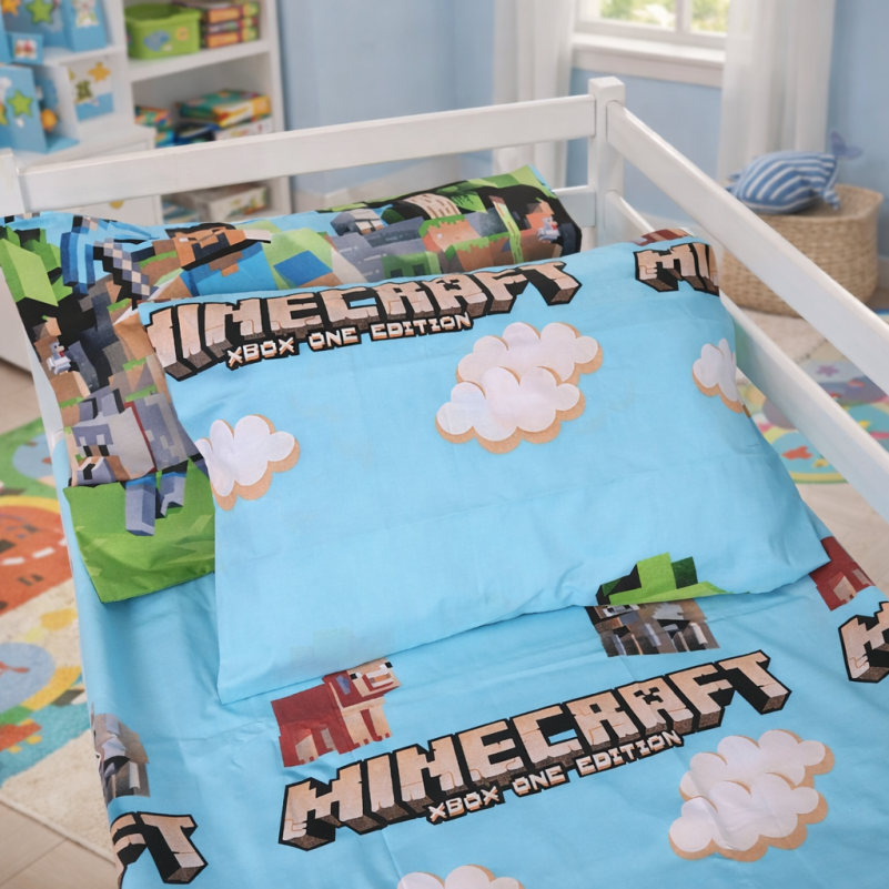 Комплект постельного белья Бязь JUNIOR 17-0597 Minecraft - 2