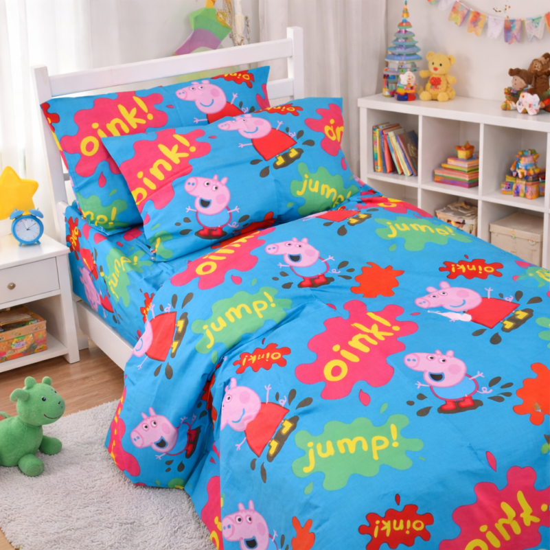 Пододеяльник MirSon Ranforce Elite 17-0507 Peppa - 1