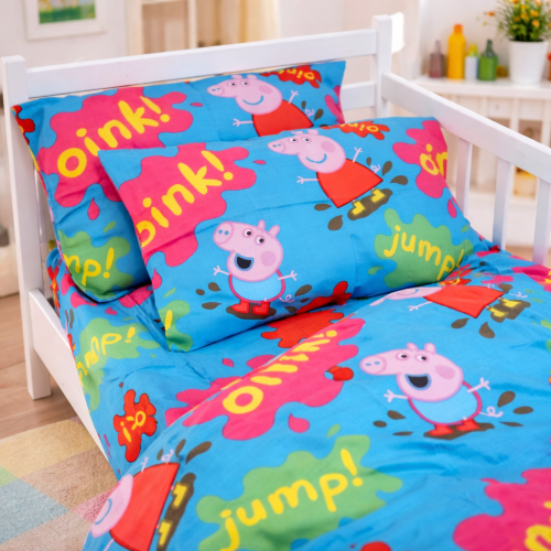 Простынь Бязь 17-0507 Peppa - 2