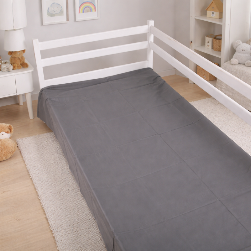 Комплект постельного белья Сатин JUNIOR Kids Time 22-1402 Silvery Cats - 8