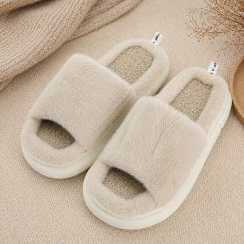 Тапочки "Warm Haven" beige - 1
