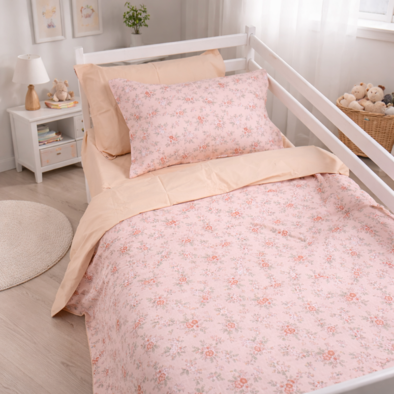 Комплект постельного белья Сатин JUNIOR 22-1397 Floral Elegance - 7