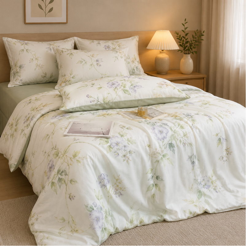 Одеяло №2020 Pearl Bloom olive 220*240 - 1