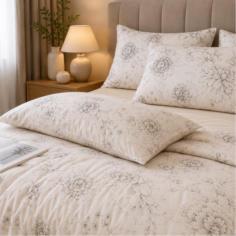 Одеяло №2021 Pearl Bloom cream 220*240 - 1