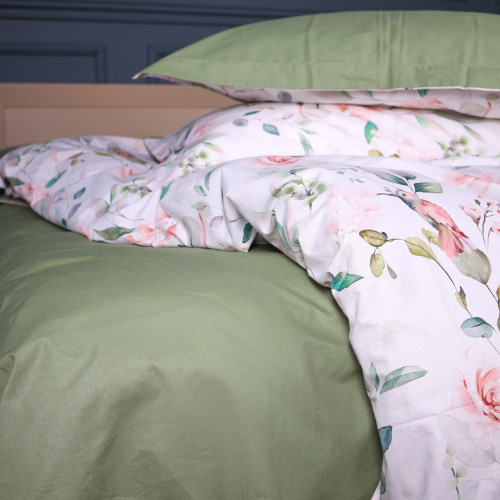 Простирадло Поплін 00-9 "Birds and Flowers"