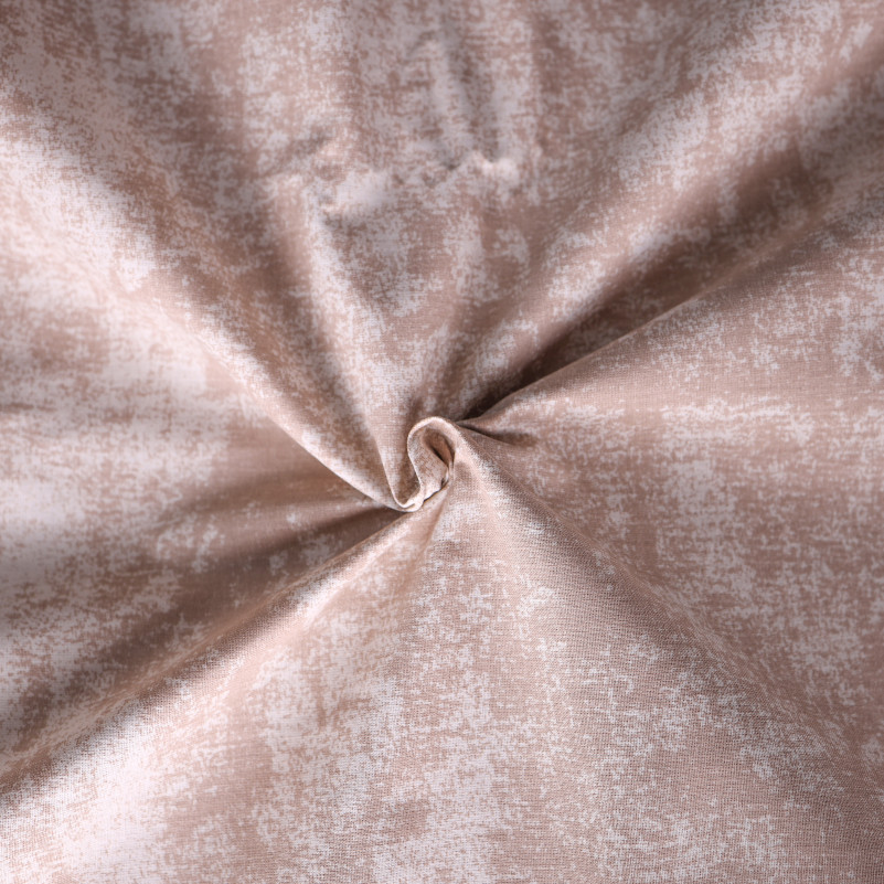 Простынь на резинке Поплин 00-4 "Geometry Beige" - высота 25 см (детские 10 см) - 1