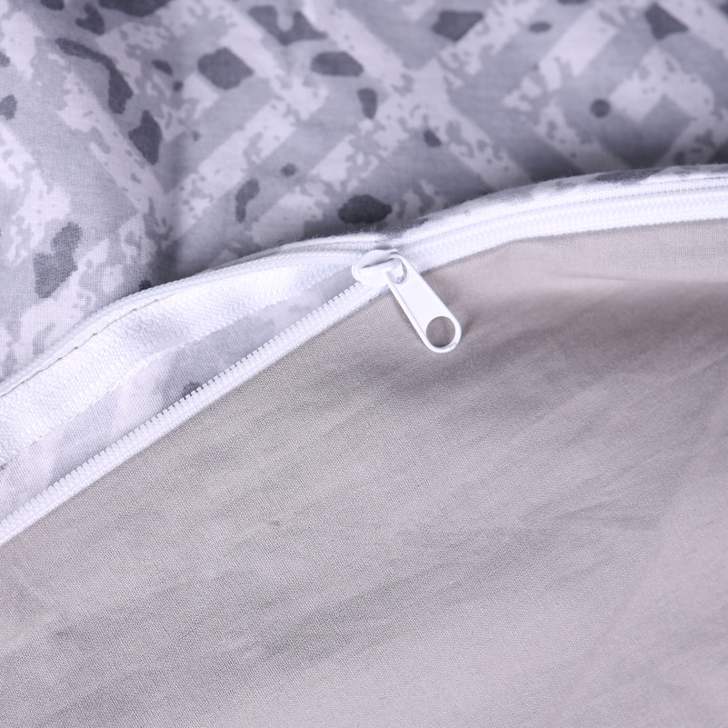 Комплект постільної білизни Поплін 00-6 "Geometry Grey" - 7