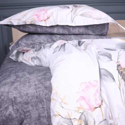 Простынь Поплин 00-7 "Pink Flowers"