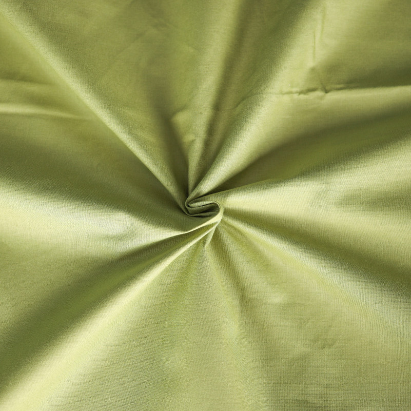 Простынь на резинке Поплин 00-1 "Olive Flowers" - высота 25 см (детские 10 см) - 1