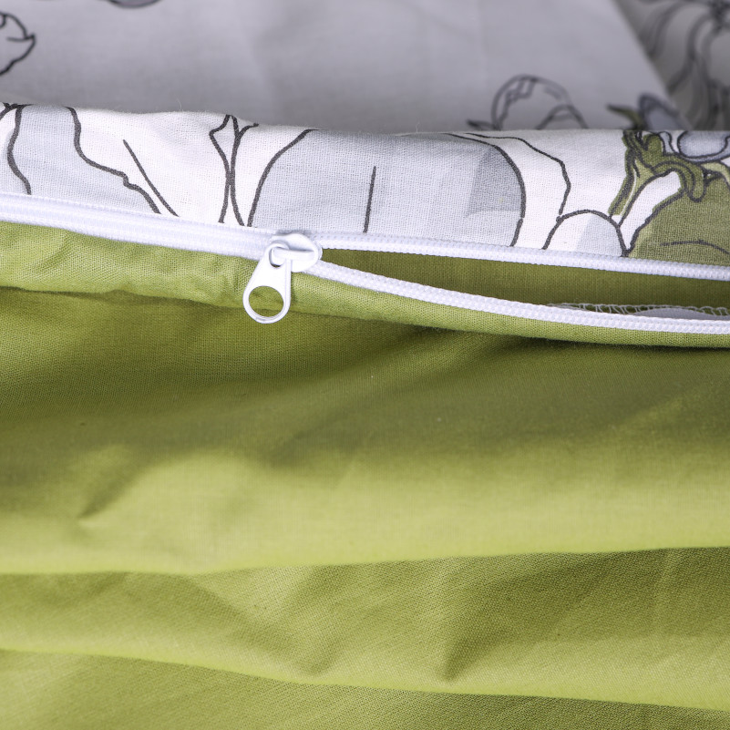 Комплект постельного белья Поплин 00-1 "Olive Flowers" - 8