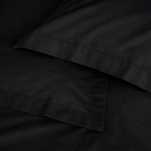 Простынь на резинке Poplin Line "099 Black" - высота 25 см (детские 10 см) - 5