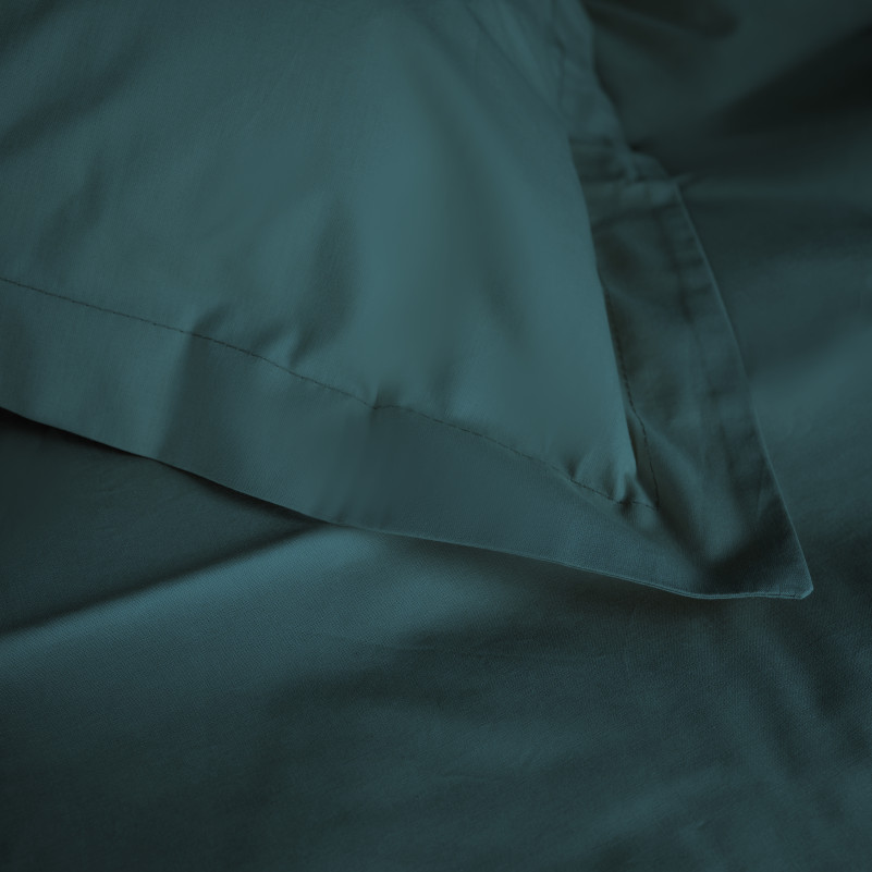 Простынь на резинке Poplin Line "091 Emerald" - высота 25 см (детские 10 см) - 5