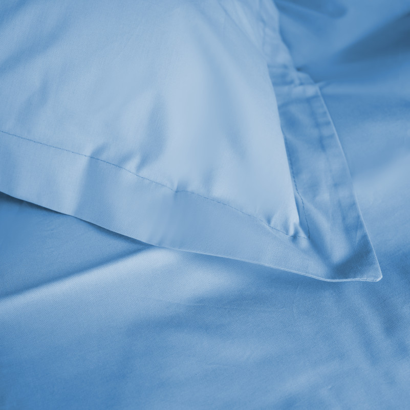 Простынь на резинке Poplin Line "067 Green wave" - высота 25 см (детские 10 см) - 6