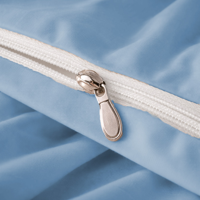 Простынь на резинке Poplin Line "067 Green wave" - высота 25 см (детские 10 см) - 7